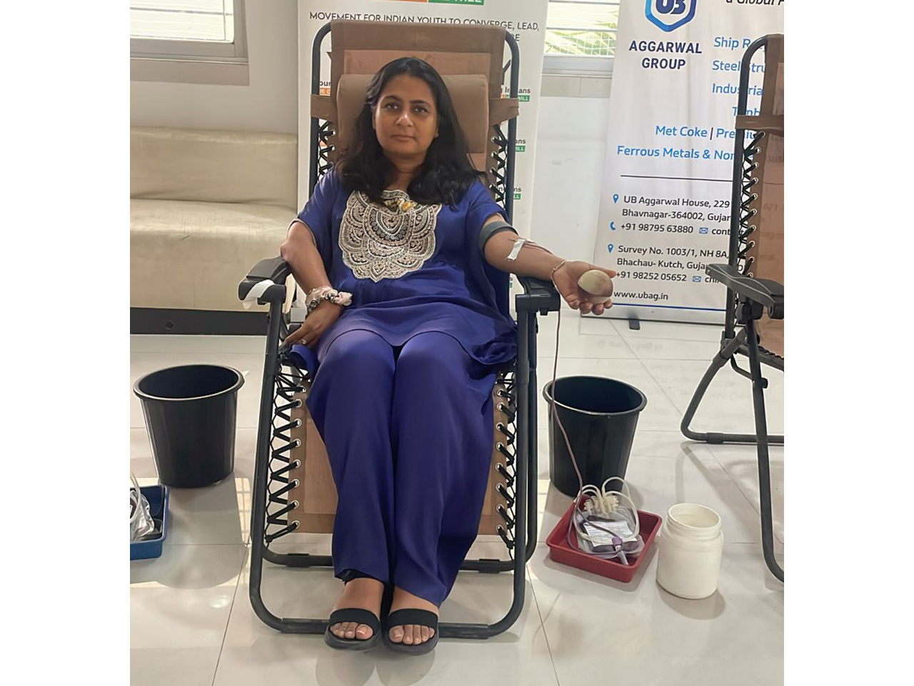 Students of GMIU university Bhavnagar on a visit to Arihant industries